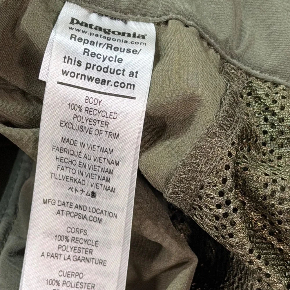 Patagonia Mens Terrebonne Joggers Green Elastic Waist Tapered Pants Size XL